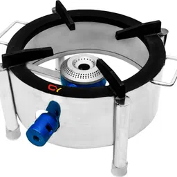 cay Single Burner Round Commercial Gas Stove/Bhatti Stainless Steel Manual Gas Stove-picture-25