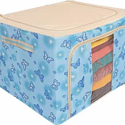 E Solutions WARDROBE ORGANISER/STORAGE BOX-347 (24LITERS) Poly-canvas Laundry Bag-picture-11
