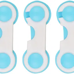 ladwa Child Safety Strap Locks Baby Locks for Cabinets and Drawers (Blue, Pack of 3), Toilet, Fridge & More. Easy Installation, No Drilling Required-picture-15