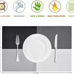 nexiva Rectangular Pack of 4 Table Placemat image 3