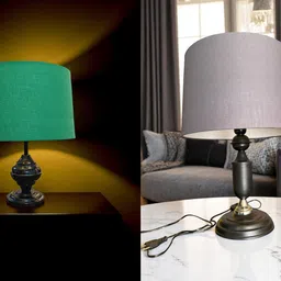 autowhrib Classy Table Lamp 46 cm, Textured Shade Hand Crafted Lamp Table Lamp-picture-12
