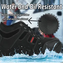 elecant Steel Toe Synthetic Leather Safety Shoe image 2