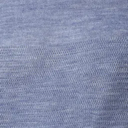 peter england Men Self Design Light Blue Sweater image 4