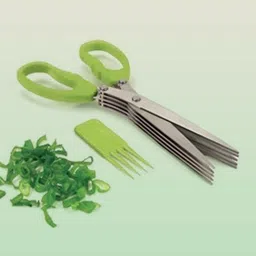olonix Five Blade Steel Veg Chopping Scissor Scissors-picture-39
