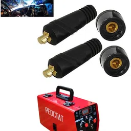 welddk 35-50mm 2 Male 2 Female Cable Connector For Welding machine 23 Inverter Welding Machine-picture-36