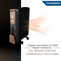 crompton Insta Fervor 13 Oil Filled Room Heater image 5