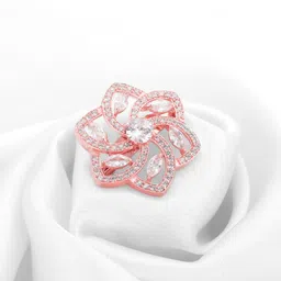 GIVA Sterling Silver Zircon Wreath Earrings for Womens and Girls Brooch-picture-27