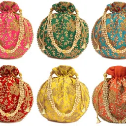 unicraft Women Multicolor Potli-picture-22