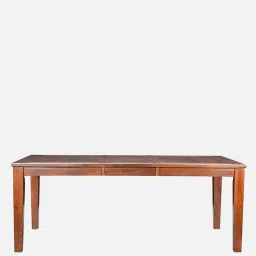 royaloak Ny 8 Seater Dining Table In Brown & Black Finish image 4