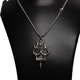 sky cart Shiv Mahakal Shiva Bholenath Mahadev Steel Locket image 4