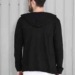 rigo Men Straight Full Sleeve Black Shrug image 4