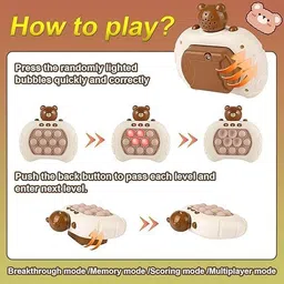 kanha enterprises Squeeze Poppet Quick Push Light Up Pop Game Fidget Toys for Adults & Kids image 2