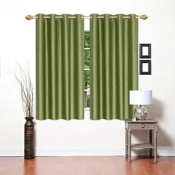 mclimb 152.1 cm (5 ft) Window Polyester Semi Transparent Curtain (Pack Of 2)-picture-20