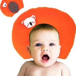 white bubble Rai Dana Baby Pillow, Newborn Head Shaper Anti Flat Takiya Mustard Seeds Solid Baby Pillow Pack of 1-picture-34