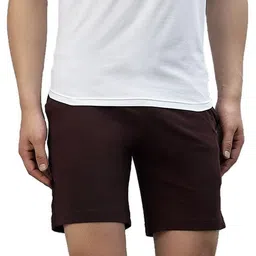 red tape Solid Men Maroon Sports Shorts image 5