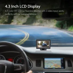gonama Universal Car Rear View Camera with 4.3 inch Monitor Car Rear View Reverse sg251 Universal Car Rear View Camera with 4.3 inch Monitor Car Rear View Reverse sg251 Parking Sensor image 4