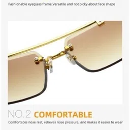 hipe UV Protection, Gradient, Night Vision, Riding Glasses Retro Square Sunglasses (54) image 4