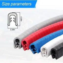 motoroys Stainless Steel, Plastic Car Door Guard image 5