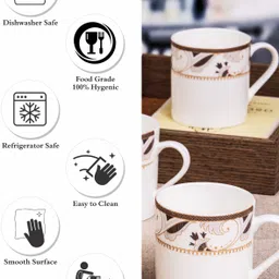 sonaki Bone China Set SON-SAMM-MW-A264 Bone China Coffee Mug image 4