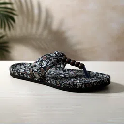 feetway Women Lightweight Slippers Chappal For Women Printed Indoor Outdoor Flip Flop Flats Sandal image 3