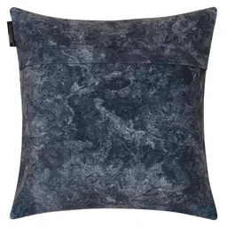 hosta homes Blue Velvet Floral 16X16 Inches Cushion Covers (Pack of 2) image 5