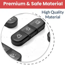 temperia 7 Medicine Organizer Box for 1 Week, 3 Times a Day - Pill & Tablet Storage Box Pill Box image 5