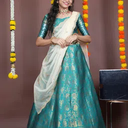 shree creation Self Design Semi Stitched Lehenga Choli-picture-24