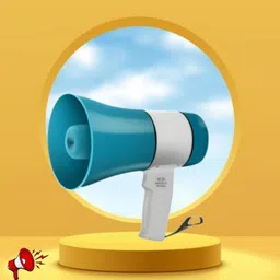 sacro Handheld Megaphone with Siren, Microphone & Rechargeable for Outdoor EventsA251 Megaphone Portable Megaphone Siren Loudspeaker Function &Long Battery BackupA251 Outdoor PA System image 1