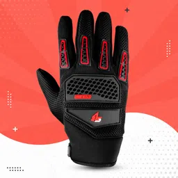 steelbird Adventure A-2 Full Finger Bike Gloves with Touch Screen Sensitivity Riding Gloves image 3