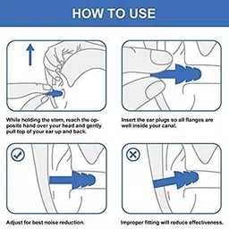 scheibe 4 Pairs Milticolor Silicone Earplugs Ear Plug image 3