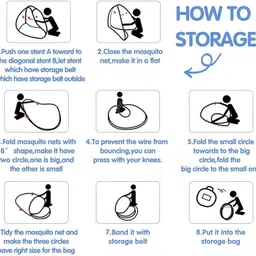 kolar Polyester Adults Washable Pro Double Bed Machardani, Mosquito Net image 4