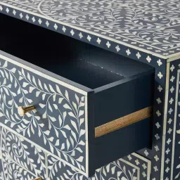 casagold Cleo Bone Inlay Sideboard In Indigo Finish image 5