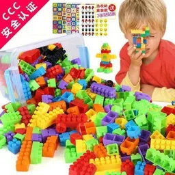 arizon Top InnovateConstruct: DIY Plastic Building Blocks for Kids,100+ Pieces, Ages 3+ image 2
