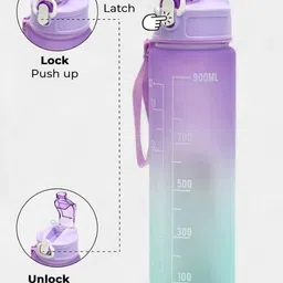 sohail Motivational bottle 900 ml Water Bottle image 3