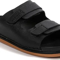 comfro Casual Leather Slipper Ultra-soft Double Density Sole, Every-Day & Work Wear Men Slippers-picture-43