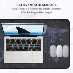 Xydrozen World Map Computer Keyboard Mouse Mat Mousepad image 5