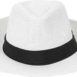 FabSeasons Casual Woven Homburg Hat for Men-image-0