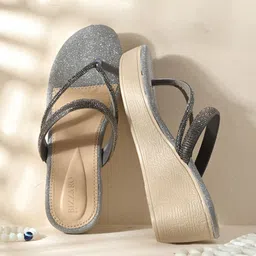 bizzaro Women BZ304 Lightweight Comfort Extra Soft Summer Trendy Premium Stylish Party Heels Sandal image 1