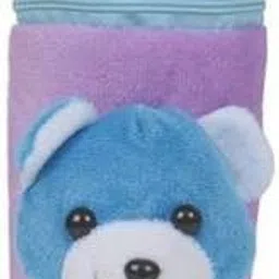 little monkeys Cute Animal Design Velvet Baby Feeding Bottle Cover (Frog) green-picture-22