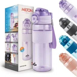 milton Captain 900 Unbreakable Water Bottle 850 ml – Sip Plus Gulp, Hand Strap, Purple 850 ml Bottle-picture-17
