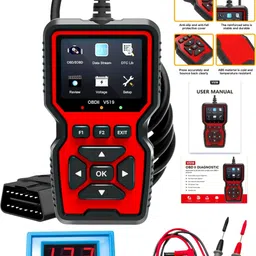 danlite V519 OBD-II Bs6 Bs7 Fault Code DC Voltage Tester Live Data Check Tester OBD Reader image 2
