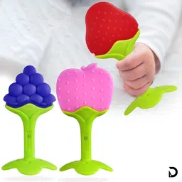 neospace Fruits Shape Teethers for Baby, Baby Chew Toys & Mittens Teether image 3
