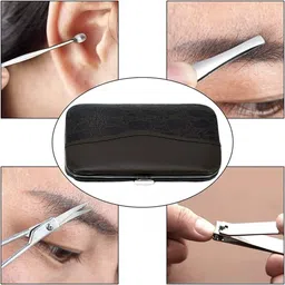 CORRUPTAK 7 IN 1 Luxury Nail Grooming Set with Designer Leather Case Personal Care Appliance Combo image 5