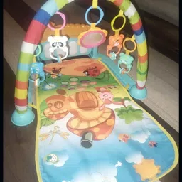 FK_BPA-Free Baby Gym Mat with Music and Colorful Animal Print Toys-image-89