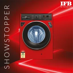 ifb 7 kg 5 Star 2X Power Steam,Hard Water Wash Fully Automatic Front Load with In-built Heater Red image 3
