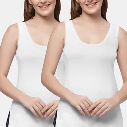 floret Women White, White Camisole-picture-17