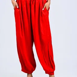 mirayya enterprises Solid Viscose Women Harem Pants image 1