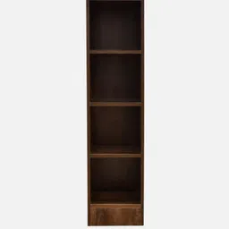 outkraft PORTLAND BOOK SHELF IN DUSKY BASALT FINISH Engineered Wood Close Book Shelf image 3
