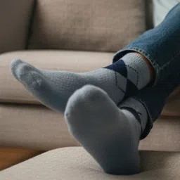 cdeck Men Self Design Calf Length image 2