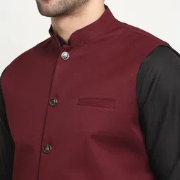kraft india Solid Men Waistcoat image 5